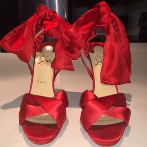 100% Authentic Christian Louboutin Red Tres Frais